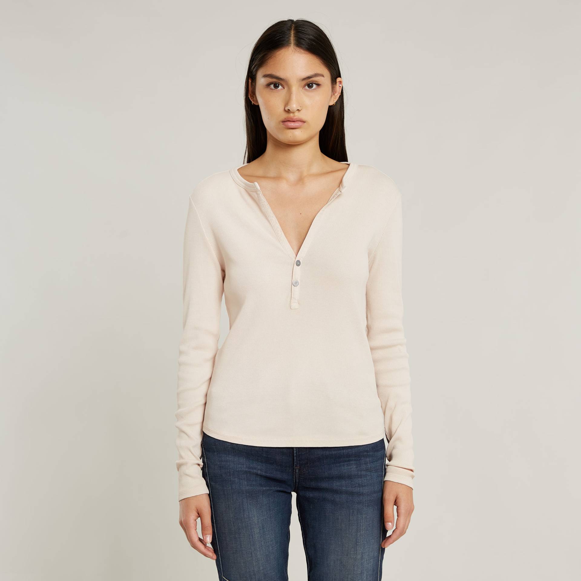 Deep V-Neck Slim Top von G-STAR