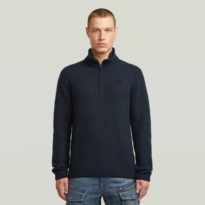Double Collar Half Zip Knit von G-STAR