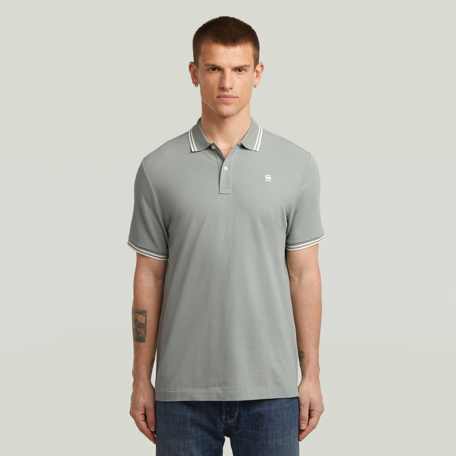Dunda Slim Stripe Poloshirt von G-STAR