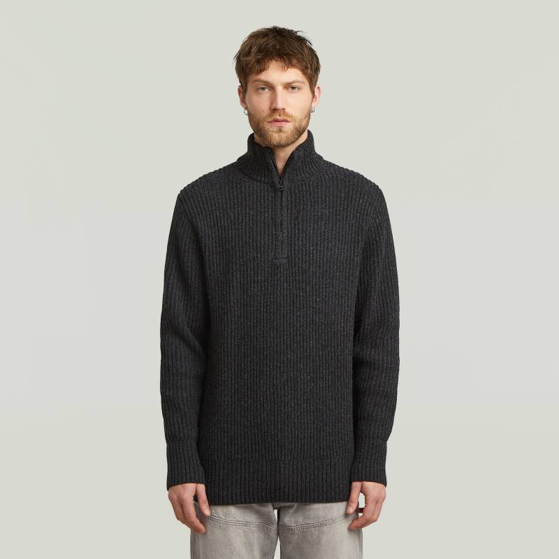 Essential Half Zip Knit von G-STAR