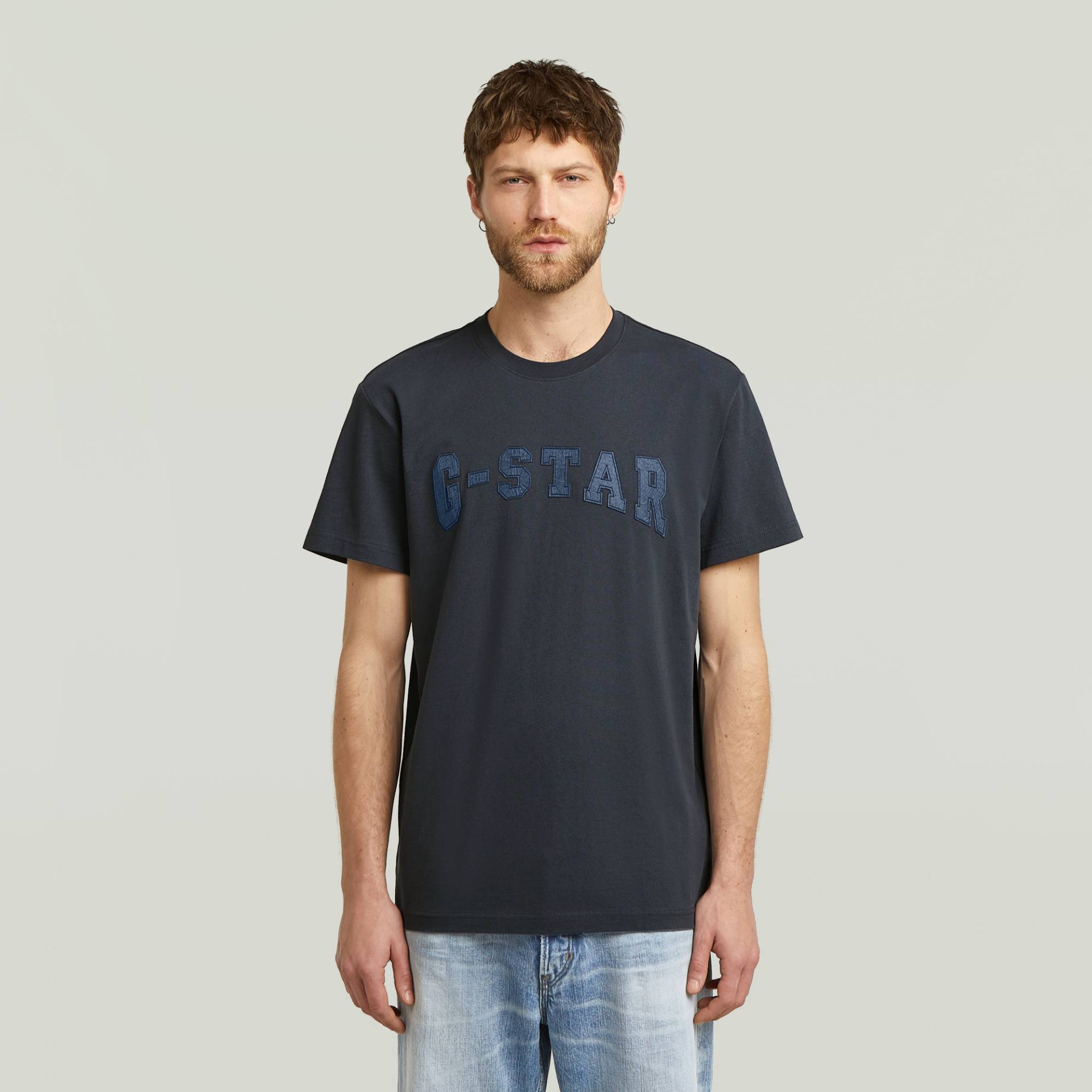 Felt Logo T-Shirt von G-STAR