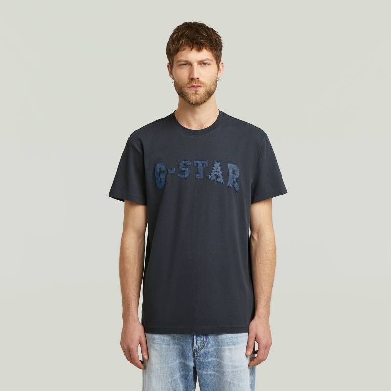 Felt Logo T-Shirt von G-STAR