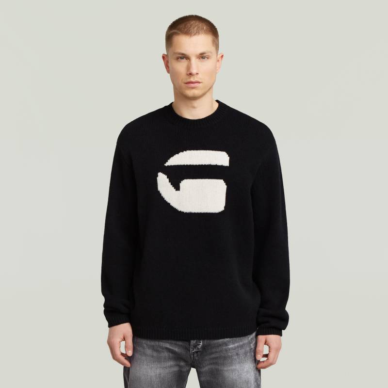G Logo Relaxed Knit Pullover G Logo Relaxed Knit Pullover von G-STAR