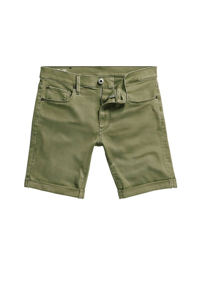 G-STAR 5-Pocket-Jeans Herren Jeansshorts 3301 SLIM DENIM SHORTS Slim Fit (1-tlg) von G-STAR