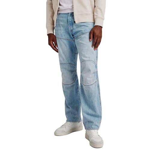 G-Star Herren G-Star Elwood 3D Regular Jeans, Blau (Sun Faded Cloudburst D23699-D536-G339), 36W / 34L von G-Star Raw