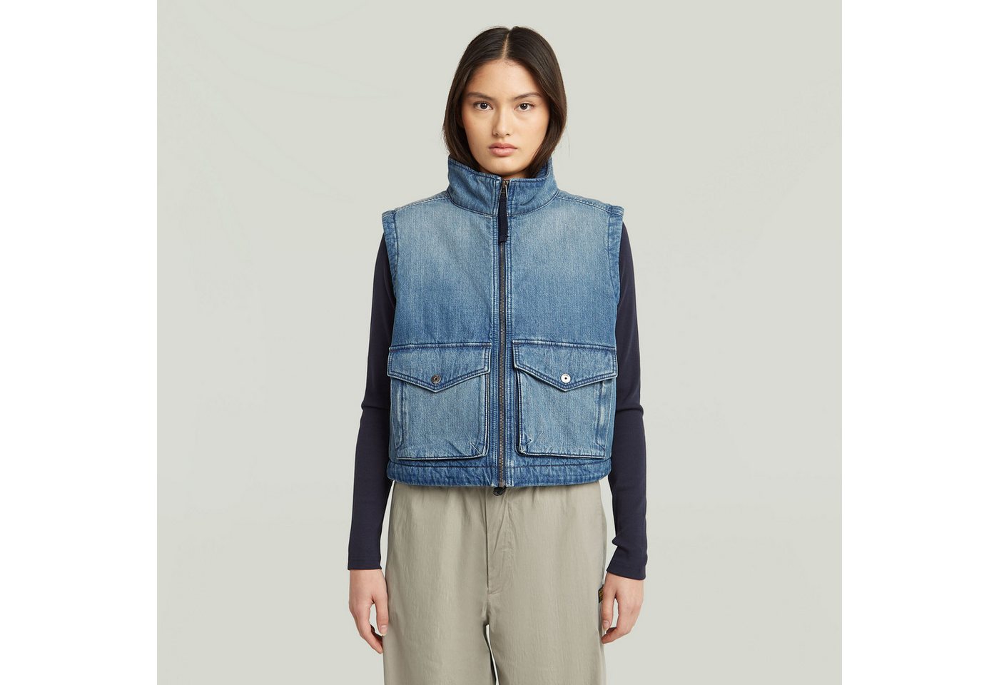 G-STAR Anorak 2-Pkt Padded Zip Vest wmn von G-STAR