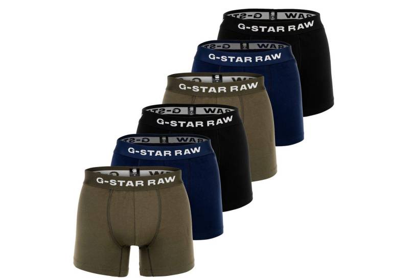G-STAR Boxer Herren Boxershort 6er Pack Baumwollmischung (Packung, 6er Pack) von G-STAR