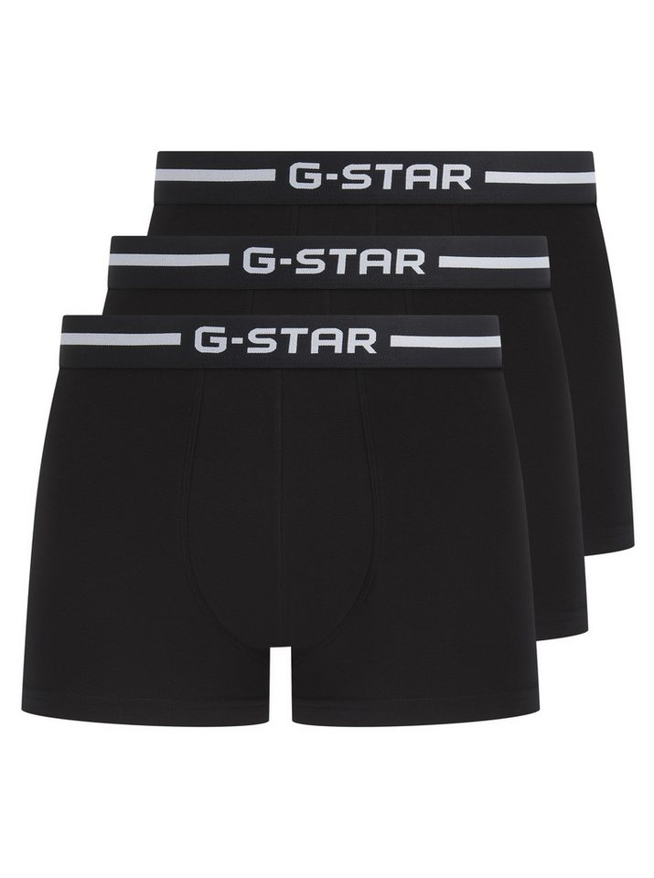 G-STAR Boxershorts ACRE, 3 PACK TRUNKS (Packung, 3-St) mit Logo-Bund von G-STAR