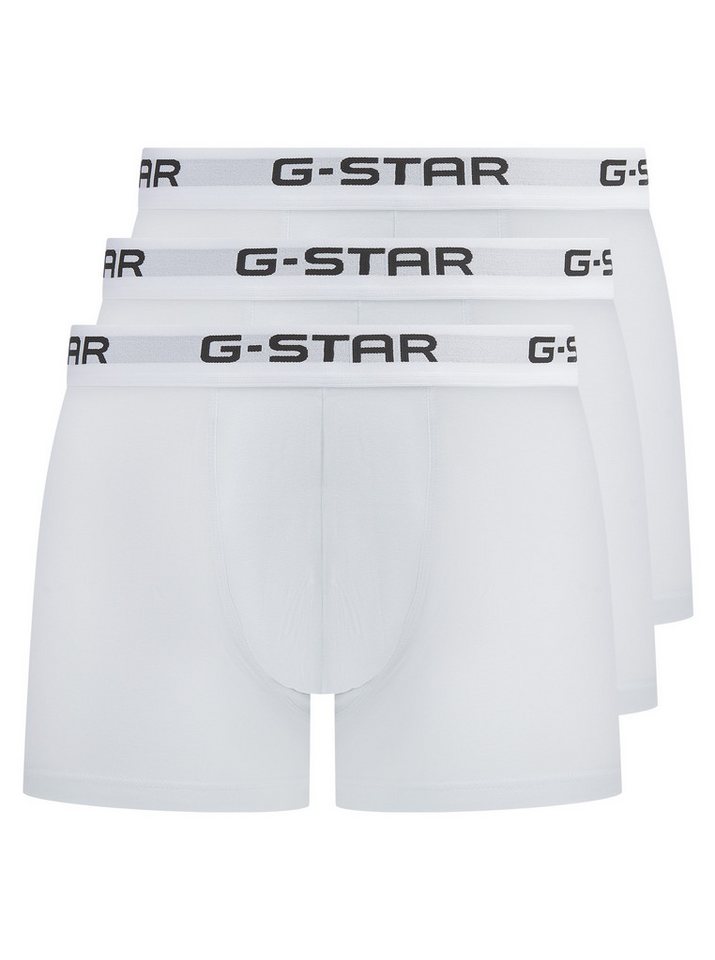G-STAR Boxershorts ASH, 3 PACK TRUNKS (Packung, 3-St) mit Logo-Bund von G-STAR
