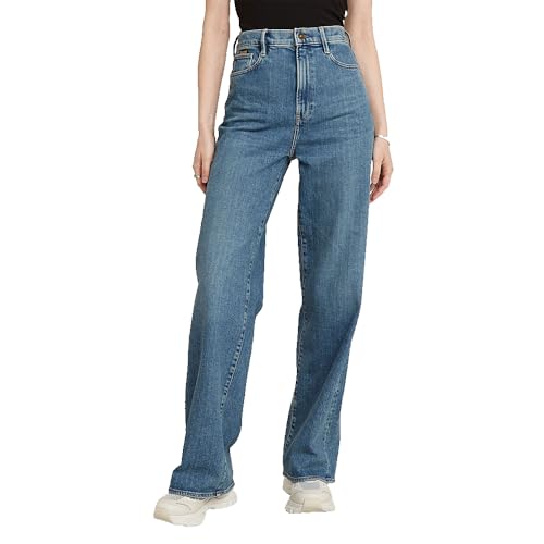 G-Star Damen Deck 2.0 High Loose Jeans, Blau (Vintage Blue Pearl D23591-D503-H083), 29W / 34L von G-Star Raw