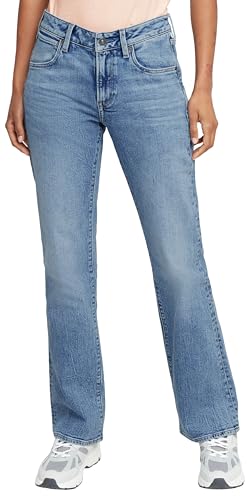 G-STAR Damen G-Low Bootcut Jeans, Blau (Faded sea Point Blue D26150-D930-H078), 28W / 34L von G-Star Raw