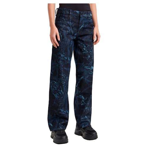 G-STAR Damen Judee Low Waist Loose Jeans Blau (Frozen Liquid Layers D22889-D317-G923) 33W / 32L von G-STAR