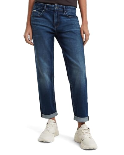 G-Star Damen Kate Boyfriend Jeans, Blau (Worn in Stratos D15264-c052-d332), 28W / 28L von G-Star Raw