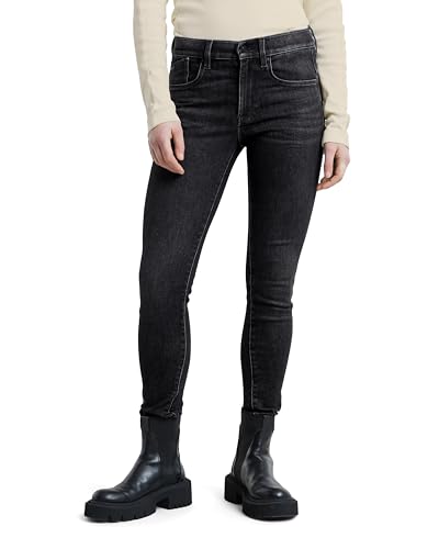 G-STAR Damen Lhana Skinny Jeans, Grau (Worn in fossil D19079-D535-G734), 28W / 30L von G-STAR