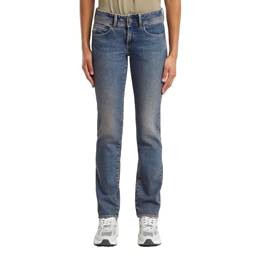 G-STAR Damen Midge Slim Straight Jeans, Blau (Antique Faded Lithium Flame D26424-D503-H072), 27W / 30L von G-STAR