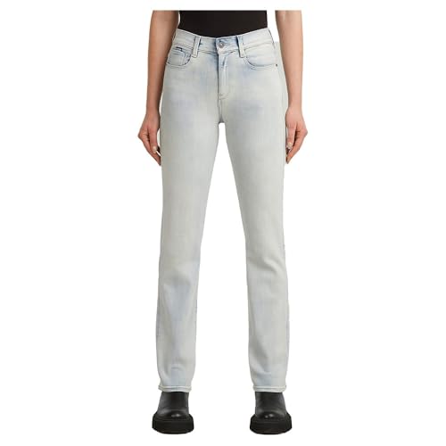 G-Star Damen Strace Straight Jeans, Blau (Sun Faded Bluejay D23951-C051-G307), 27W / 30L von G-Star Raw