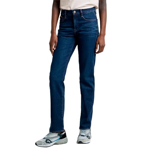 G-Star Damen Strace Straight Jeans, Blau (Worn in Aster Blue D23951-C052-G115), 26W / 28L von G-Star Raw