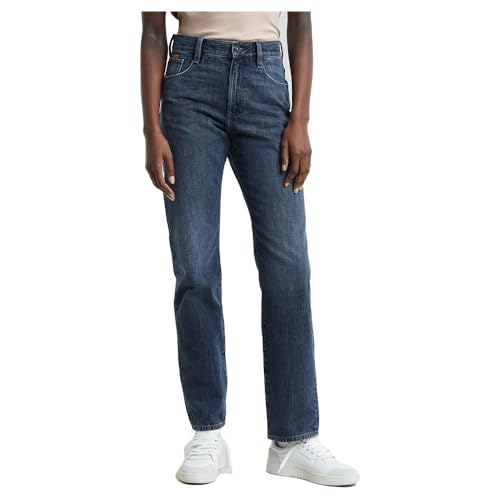 G-STAR Damen Viktoria High Straight Jeans, Blau (Worn in Broken Cloud D23959-D762-G793), 29W / 32L von G-STAR