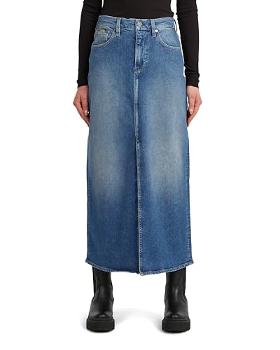 G-STAR Damen Viktoria Long Skirt, Mehrfarben (Faded sakarya D24385-E106-H452), 30 von G-STAR