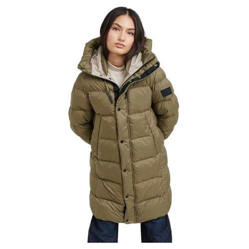 G-Star Damen Whistler Parka Puffer, Grün (antic green D25188-B958-735), XL von G-STAR
