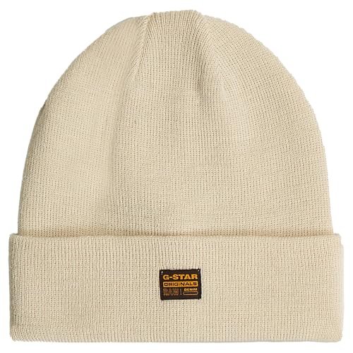 G-Star Herren Effo Long Beanie, Weiß (Whitebait D16624-C754-1603), PC von G-Star RAW