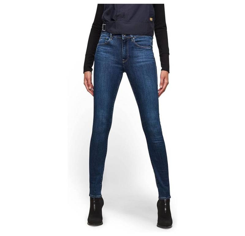 G-STAR Gerade Jeans Damen 3301 High Skinny Jeans Women Blau 25W / 32L (1-tlg) Superstretch Hose Blau 25W / 32L von G-STAR