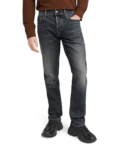G-Star Herren 3301 Slim Jeans, Blau (Antic Sand Blast 51001-D775-G803), 27W / 32L von G-Star Raw