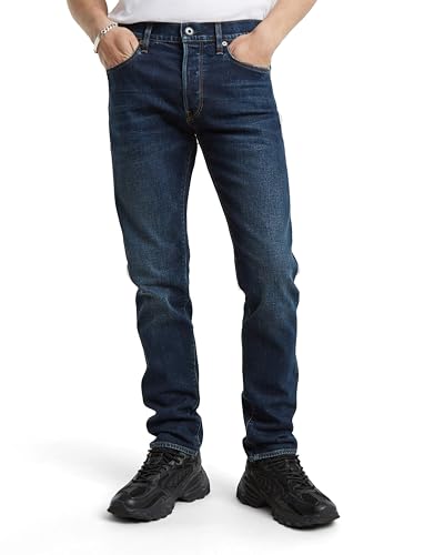 G-Star Herren 3301 Slim Jeans, Blau (Worn in Dusk Blue 51001-C052-B843), 40W / 36L von G-Star Raw