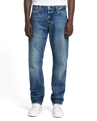 G-STAR Herren Dakota Regular Straight Jeans, Blau (Faded Blue Marble D23691-D434-G723), 40W / 34L von G-STAR