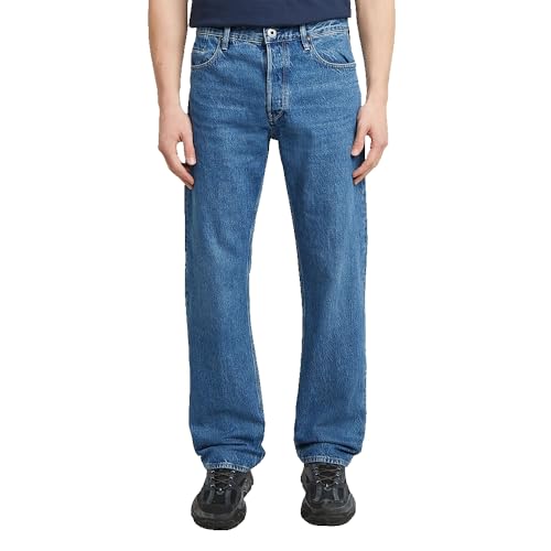 G-Star Herren Dakota Regular Straight Jeans, Blau (Faded Watercourse D23691-D436-H145), 33W / 30L von G-Star Raw