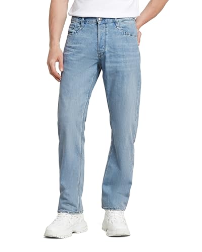 G-Star Herren Dakota Regular Straight Jeans Blau (Sun Faded Cloudburst D23691-D536-G339) 33W / 36L von G-Star Raw