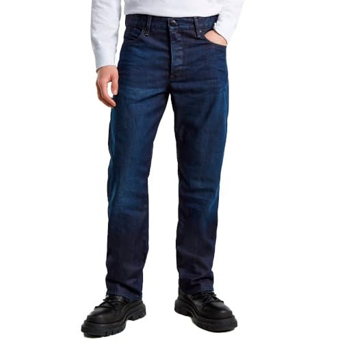 G-STAR Herren Dakota Regular Straight Jeans Blau (Worn in Frisian Night D23691-4639-G746) 33W / 34L von G-STAR