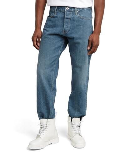 G-STAR Herren Dakota Regular Straight Jeans Blau (96 mom Washes D23691-D318-G535) 36W / 34L von G-STAR