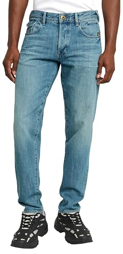 G-Star Herren Morry FWD Regular Tapered Jeans, Blau (Antique Faded Artisan D26141-D776-H140), 33W / 30L von G-Star Raw