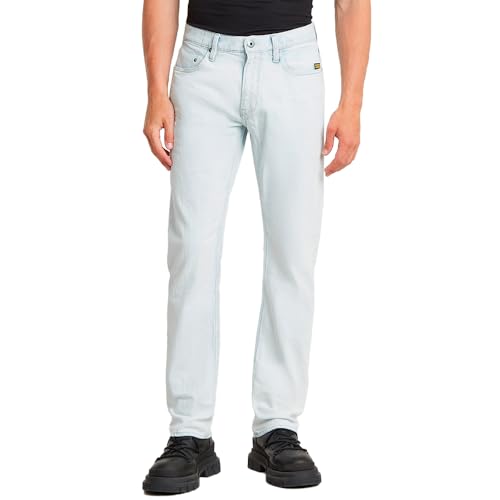 G-Star Herren Mosa Straight Jeans, Blau (Beached Faded Clifton Blue D23692-D503-H122), 28W / 34L von G-Star Raw