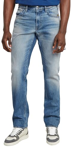 G-Star Herren Mosa Straight Jeans, Blau (Vintage Dirtbag D23692-D936-H092), 29W / 32L von G-Star Raw