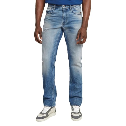 G-Star Herren Mosa Straight Jeans, Blau (Vintage Dirtbag D23692-D936-H092), 33W / 36L von G-Star Raw