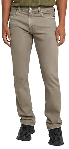 G-STAR Herren Mosa Straight Jeans, Grün (Flint Grey gd D23692-D552-H120), 31W / 32L von G-STAR