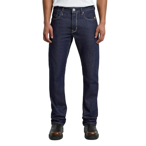 G-STAR Herren Mosa Straight Jeans Jeans, Blau (Stay Raw Denim D23692-d316-d926), 33W / 30L von G-STAR
