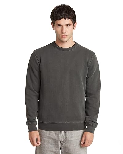 G-STAR Herren Overdyed Sweater Schwarz (dk Black gd D25891-D688-B564) S von G-STAR RAW