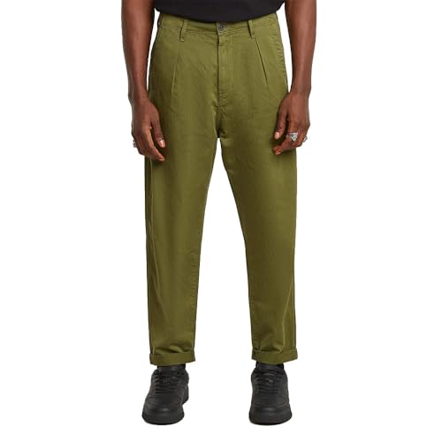 G-STAR Herren Pleated Chino Relaxed Tapered, Grün (Mayfly gd D24543-D910-H031), 31W / 32L von G-STAR