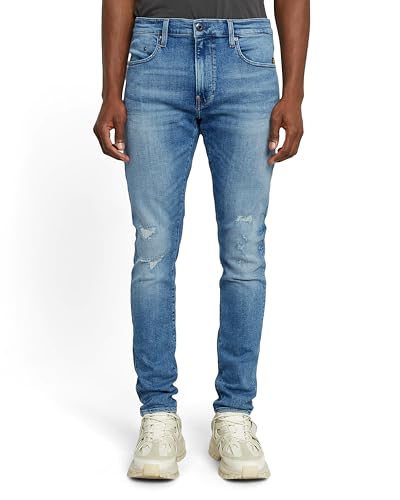 G-Star Herren Revend FWD Skinny Jeans, Blau (Faded Blue Kloof Restored D20071-D441-H098), 31W / 32L von G-STAR