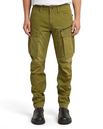 G-Star Herren Rovic Zip 3D Regular Tapered Hose, Grün (Mayfly D02190-C962-G985), 36W / 32L von G-Star Raw