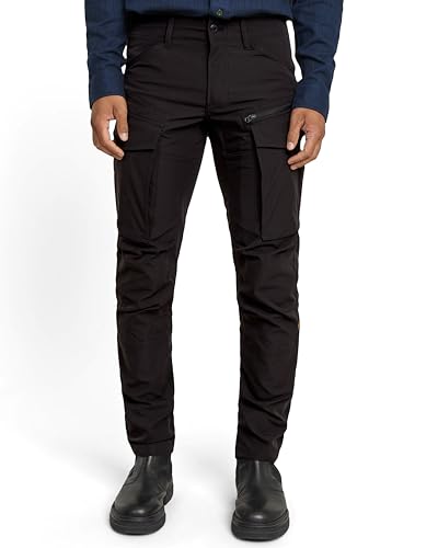 G-Star Herren Rovic Zip 3D Regular Tapered Pants Schwarz (Dk Black D02190-d909-6484) 35W / 30L von G-Star Raw