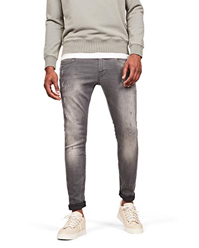 G-STAR RAW Herren Revend Skinny Jeans, Blau (lt aged destroy 51010-6132-1243), 32W / 30L von G-STAR RAW