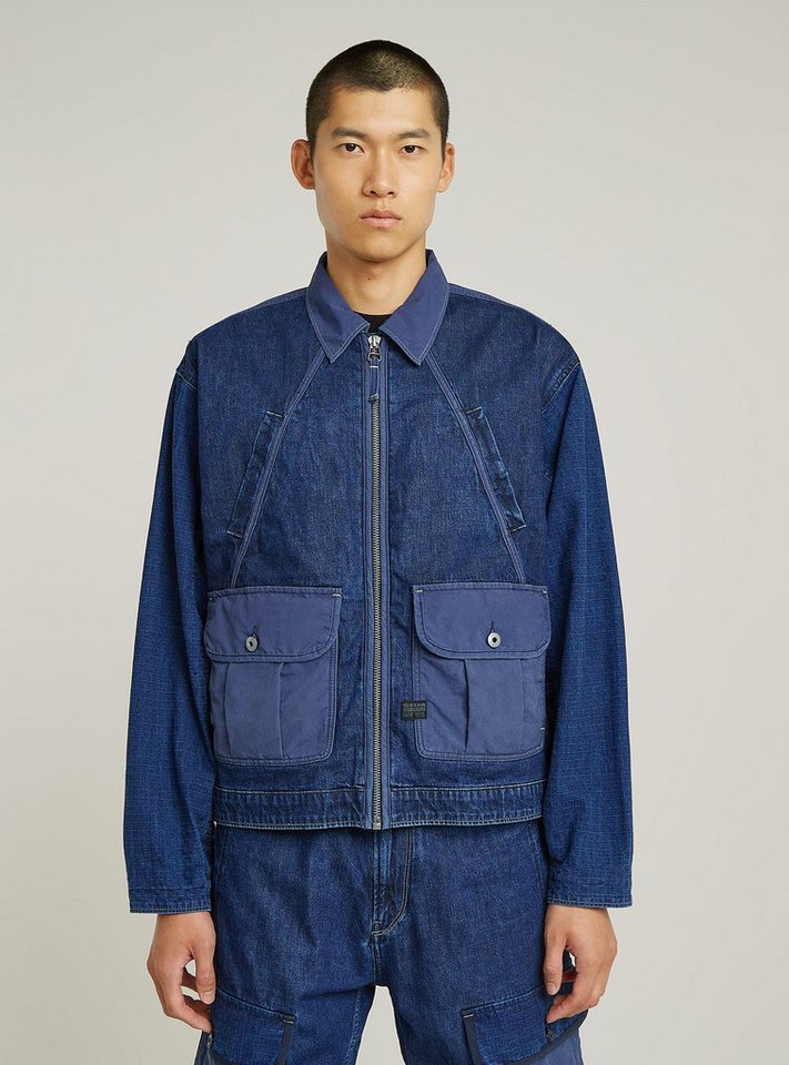 G-STAR Jeansjacke Mixed Coach Zip Jacke von G-STAR