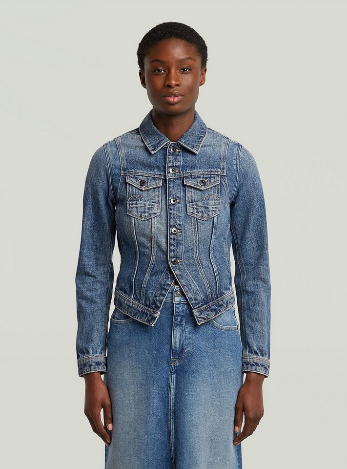 G-STAR Jeansjacke Pitched Hem Slim Jacke von G-STAR
