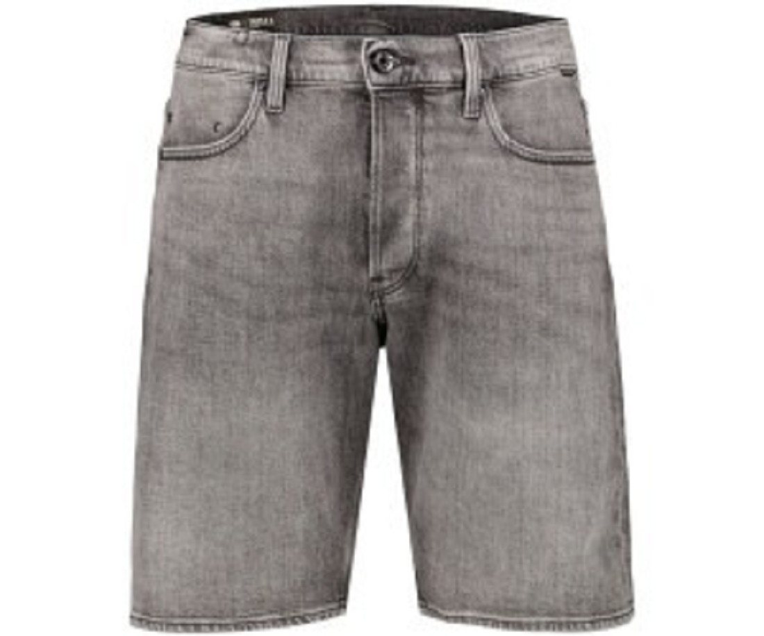 G-STAR Jeansshorts G-Star Raw Herren TRIPLE A SHORT BURTEN BLACK STRETCH DENIM. 5-pocket-style, mit Stretch Anteil von G-STAR
