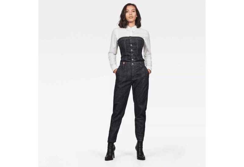 G-STAR Jumpsuit Damen 30YR Apre Suit Womens Rinsed Denim Blau Overall Größe: L (1-tlg) Stretch-Denim von G-STAR