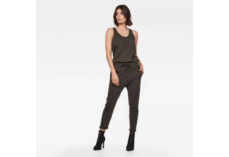 G-STAR Jumpsuit Damen Armellos Overall Lyker Suit Womens Asfalt Grau Größe: S (1-tlg) Stretch-Denim, Maschinenwäsche von G-STAR
